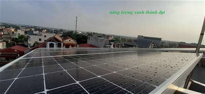 Lắp đặt hệ thống điện mặt trời hybrid 10kw tại Thanh Miện - HD