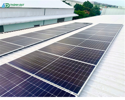 Hoàn thiện thi công điện mặt trời 15,5 KW Hybrid cho hộ gia đình tại Kim Thành - Hải Dương