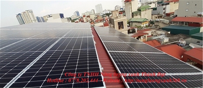 Lắp Đặt Hệ Thống Điện Mặt Trời Hoà Lưới 15KW tại Hà Nội