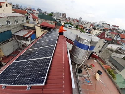 Lắp đặt điện mặt trời sinh hoạt tại Hà Nội