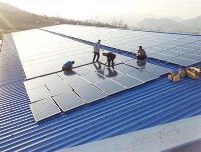 Hệ thống điện mặt trời hòa lưới 100KW